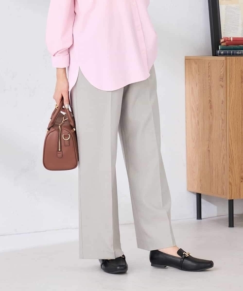 a.v.v（アーヴェヴェ）の「［支持率NO.1/イージーケア］イージーワイドパンツ（その他パンツ・レディース・カーキ/ブラック/ブルー/グレー・34/38/36/40/42）」の14枚目の写真