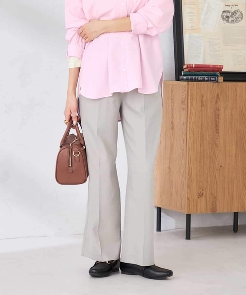 a.v.v（アーヴェヴェ）の「［支持率NO.1/イージーケア］イージーワイドパンツ（その他パンツ・レディース・カーキ/ブラック/ブルー/グレー・34/38/36/40/42）」の13枚目の写真