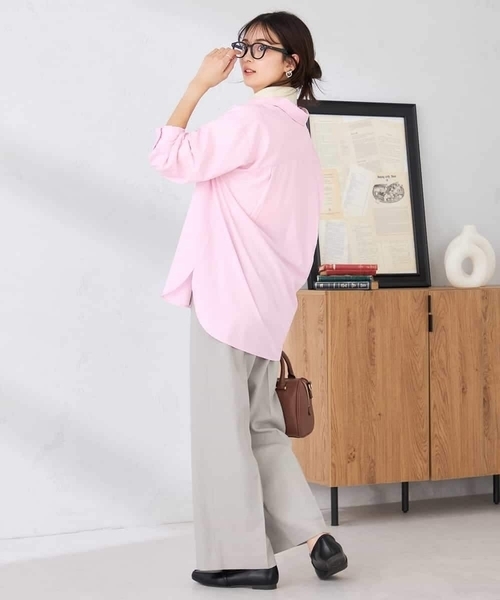 a.v.v（アーヴェヴェ）の「［支持率NO.1/イージーケア］イージーワイドパンツ（その他パンツ・レディース・カーキ/ブラック/ブルー/グレー・34/38/36/40/42）」の8枚目の写真