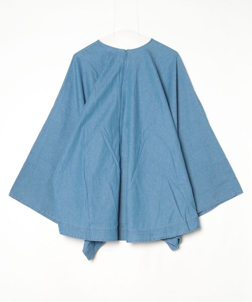 Demi-Luxe BEAMS（デミルクス ビームス）の「SEEトライアングルTOP（シャツ/ブラウス・レディース・ライトブルー・36）」の2枚目の写真