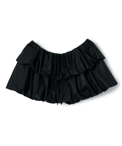 mic by Olu.（ミックバイオルドット）の「ホイップオフショルダートップス（シャツ/ブラウス・レディース・ブラック/ベビーピンク/ホワイト・FREE）」の5枚目の写真