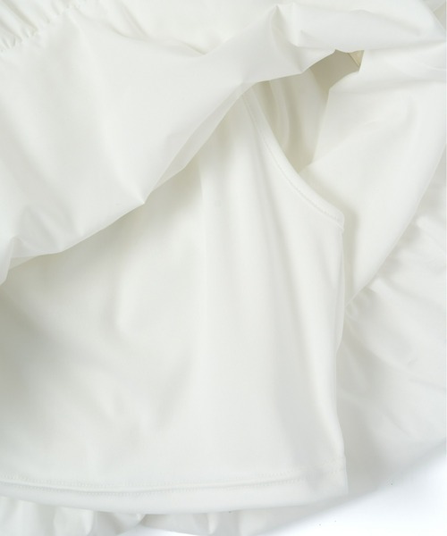 mic by Olu.（ミックバイオルドット）の「ホイップオフショルダートップス（シャツ/ブラウス・レディース・ブラック/ベビーピンク/ホワイト・FREE）」の12枚目の写真