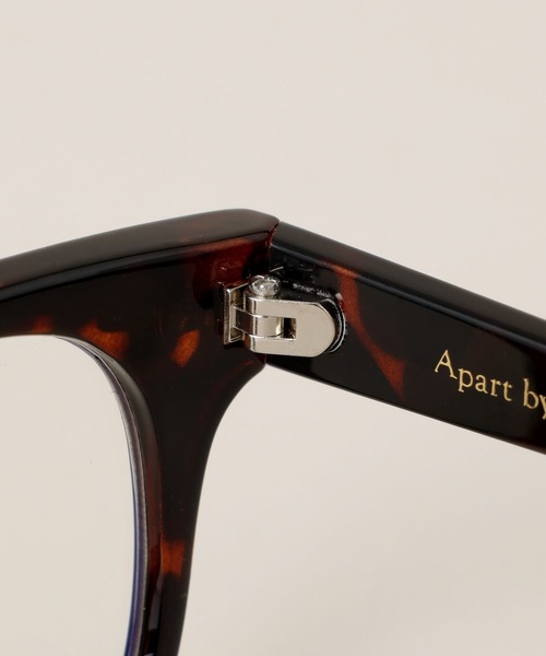 A part by（アパートバイ）の「PC_eyewear（メガネ・レディース・ブラック/ブラウン・FREE）」の9枚目の写真