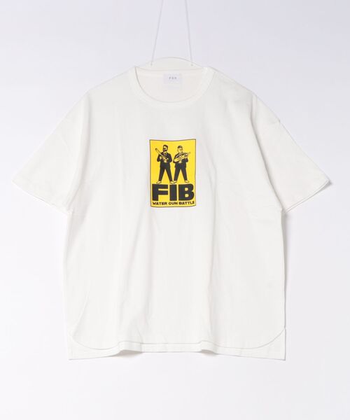 FOV(フォブ)の「FOV/フォブ FIB Tシャツ(Tシャツ/カットソー・レディース・ホワイト/ベージュ系その他/ブラック・F)」の2枚目の写真