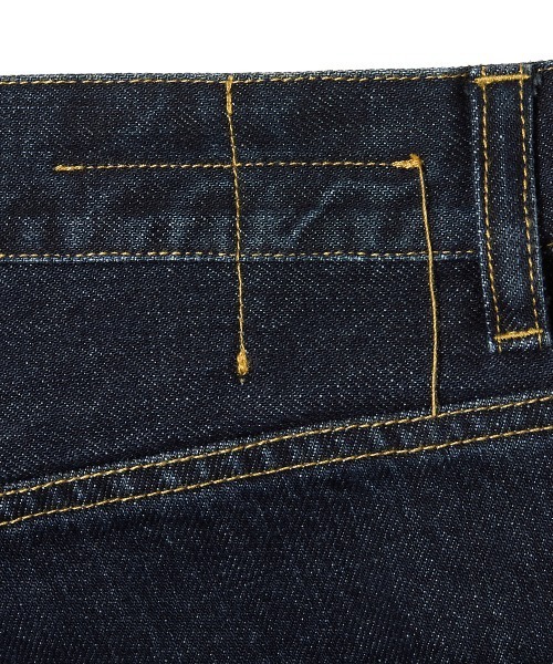 MSML(エムエスエムエル)の「WIDE DENIM PANTS / ONE WASHED(デニムパンツ・メンズ・インディゴブルー/ブラック・M/L/XL)」の8枚目の写真