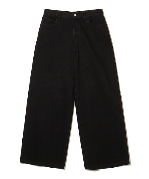 MSML(エムエスエムエル)の「WIDE DENIM PANTS / ONE WASHED(デニムパンツ・メンズ・インディゴブルー/ブラック・M/L/XL)」の7枚目の写真