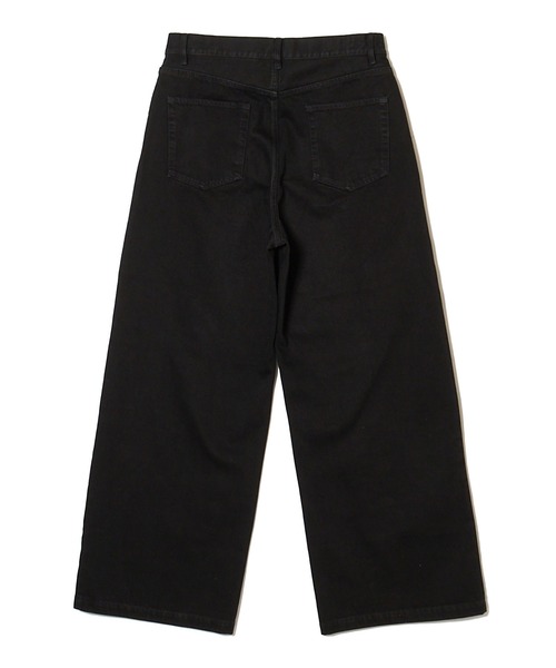 MSML(エムエスエムエル)の「WIDE DENIM PANTS / ONE WASHED(デニムパンツ・メンズ・インディゴブルー/ブラック・M/L/XL)」の6枚目の写真