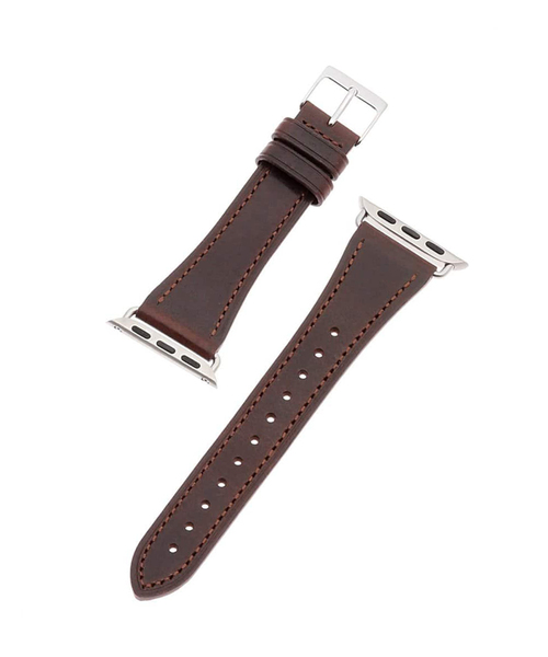 HIROB（ヒロブ）の「KUROCURRANT Apple watch strap / Italian leather（その他・レディース・ダークパープル/エメラルドブルー/チョコ/ピンク/モスグリーン/キャメル/ウッド/ホワイト・FREE）」の3枚目の写真