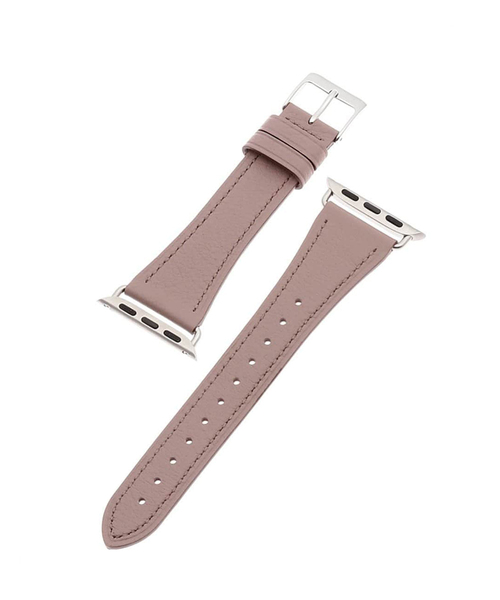 HIROB（ヒロブ）の「KUROCURRANT Apple watch strap / Italian leather（その他・レディース・ダークパープル/エメラルドブルー/チョコ/ピンク/モスグリーン/キャメル/ウッド/ホワイト・FREE）」の6枚目の写真