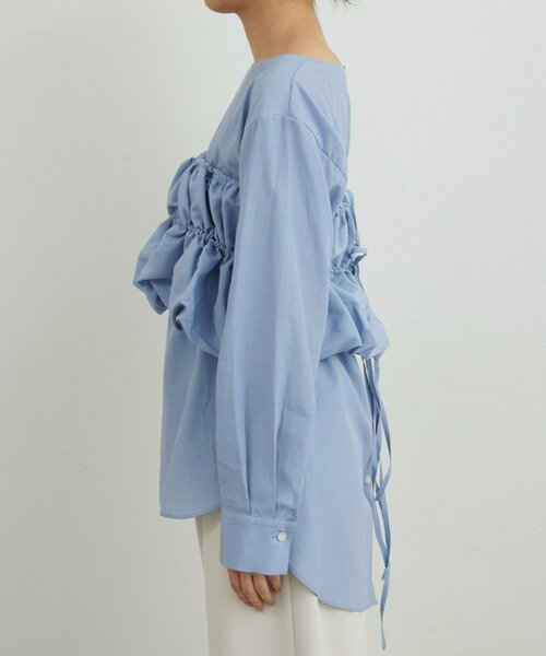 GALLARDAGALANTE(ガリャルダガランテ)の「マルチWAYシャツ(シャツ/ブラウス・レディース・ブルー/ブラック/ベージュ・FREE)」の20枚目の写真