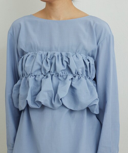 GALLARDAGALANTE(ガリャルダガランテ)の「マルチWAYシャツ(シャツ/ブラウス・レディース・ブルー/ブラック/ベージュ・FREE)」の10枚目の写真