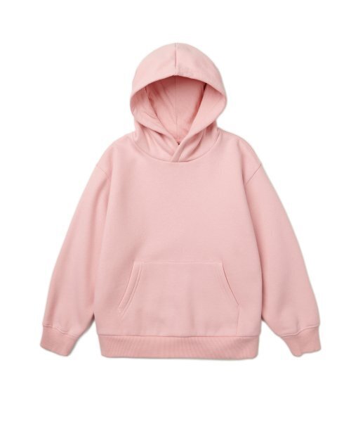 MUSINSA STANDARD KIDS（ムシンサスタンダードキッズ）の「起毛オーバーサイズフードパーカー [インディアンピンク]（パーカー・レディース・その他・100/110/120）」の2枚目の写真