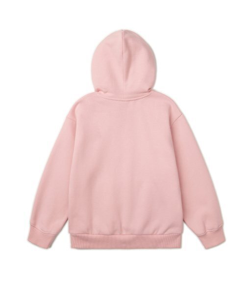 MUSINSA STANDARD KIDS（ムシンサスタンダードキッズ）の「起毛オーバーサイズフードパーカー [インディアンピンク]（パーカー・レディース・その他・100/110/120）」の3枚目の写真
