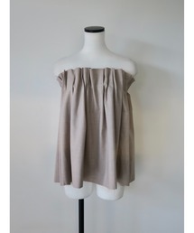 airy pleats tuck blouse