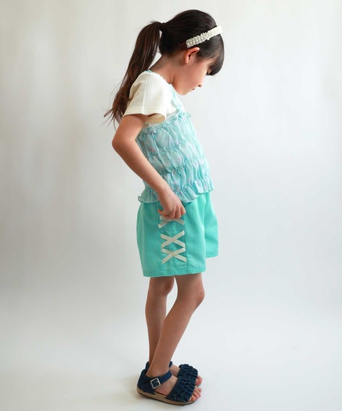 SKAPE(エスケープ)の「アミアゲショートパンツ(その他パンツ・キッズ・パープル/グリーン・130cm/120cm/110cm/100cm)」の6枚目の写真