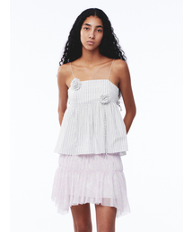 Kijun | Stripe Corsage Camisole Off-White Stripe(Tシャツ/カットソー)