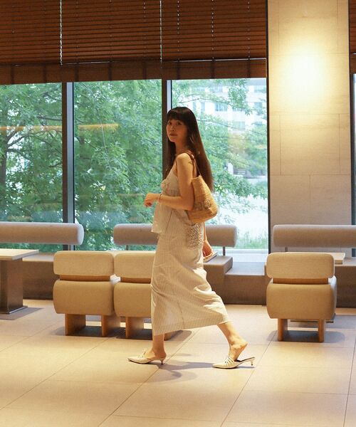 Kijun（キジュン）の「Stripe Corsage Camisole Off-White Stripe（Tシャツ/カットソー・レディース・その他・SMALL/MEDIUM）」の9枚目の写真