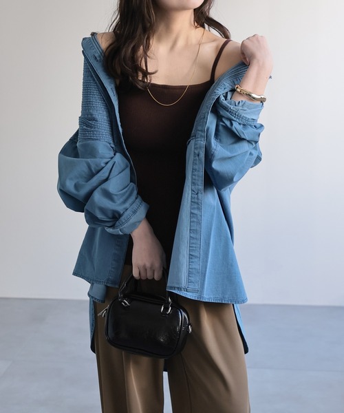 model：156cm 着用サイズ：M