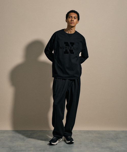 NUMERALS（ヌメラルズ）の「[NUMERALS]N-LOGO LONG SLEEVED T（Tシャツ/カットソー・メンズ・ブラック/ホワイト・LARGE/MEDIUM）」の11枚目の写真