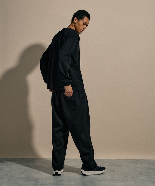 NUMERALS（ヌメラルズ）の「[NUMERALS]N-LOGO LONG SLEEVED T（Tシャツ/カットソー・メンズ・ブラック/ホワイト・LARGE/MEDIUM）」の12枚目の写真
