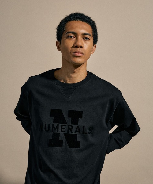 NUMERALS（ヌメラルズ）の「[NUMERALS]N-LOGO LONG SLEEVED T（Tシャツ/カットソー・メンズ・ブラック/ホワイト・LARGE/MEDIUM）」の16枚目の写真