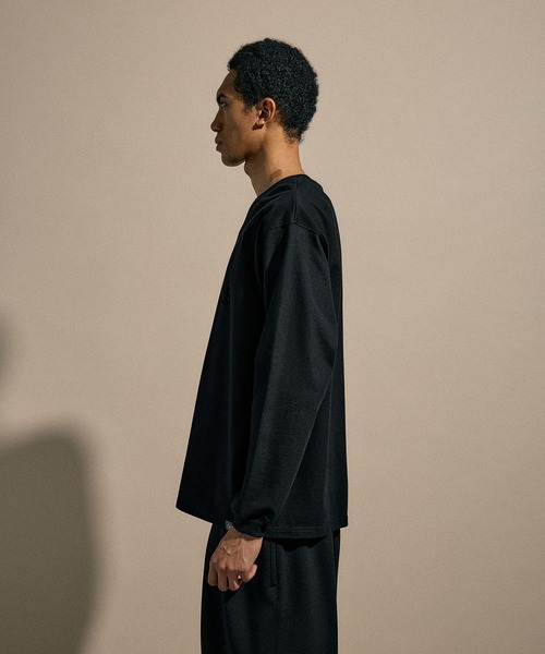 NUMERALS（ヌメラルズ）の「[NUMERALS]N-LOGO LONG SLEEVED T（Tシャツ/カットソー・メンズ・ブラック/ホワイト・LARGE/MEDIUM）」の20枚目の写真