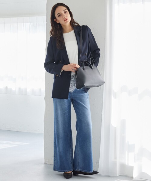 green label relaxing(グリーンレーベルリラクシング)の「【WEB限定】2WAY ラウンド ボストンバッグ / ショルダーバッグ(ショルダーバッグ・レディース・ブラック/ナチュラル/モカ・FREE)」の7枚目の写真