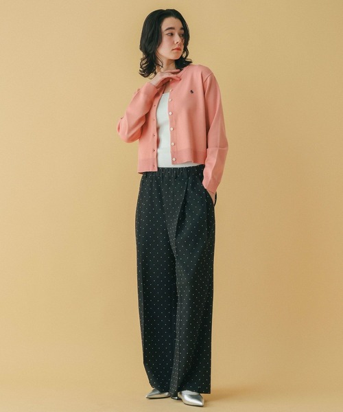 RAGEBLUE（レイジブルー）の「＜POLO BCS/ポロ・ビーシーエス＞別注/コンパクトニットカーディガン（Tシャツ/カットソー・レディース・ピンク/グリーン・FREE）」の7枚目の写真