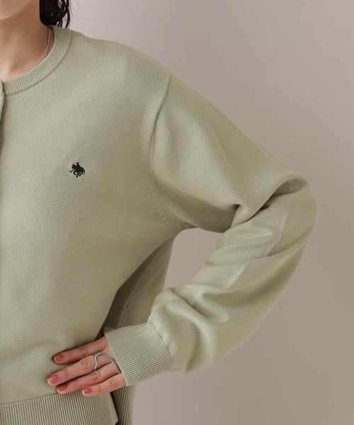 RAGEBLUE（レイジブルー）の「＜POLO BCS/ポロ・ビーシーエス＞別注/コンパクトニットカーディガン（Tシャツ/カットソー・レディース・ピンク/グリーン・FREE）」の18枚目の写真