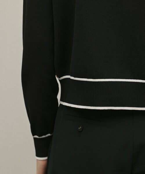 GRACE CONTINENTAL（グレースコンチネンタル）の「フラワープリントニットカーディガン（カーディガン/ボレロ・レディース・ホワイト/ブラック・36）」の4枚目の写真