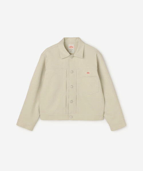 DANTON(ダントン)の「DANTON | ガルゼ シャツブルゾン WOMEN(ブルゾン・レディース・ブラック/グレイッシュベージュ・36)」の3枚目の写真