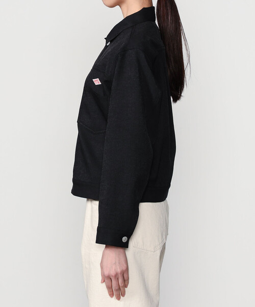 DANTON(ダントン)の「DANTON | ガルゼ シャツブルゾン WOMEN(ブルゾン・レディース・ブラック/グレイッシュベージュ・36)」の13枚目の写真
