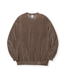 CALEE（キャリー）の「VELOUR CREW NECK SH（パーカー）」