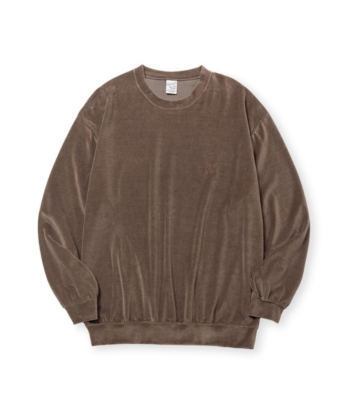 VELOUR CREW NECK SH