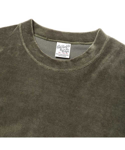 CALEE(キャリー)の「VELOUR CREW NECK SH(パーカー・メンズ・アッシュブラウン・MEDIUM/LARGE)」の2枚目の写真