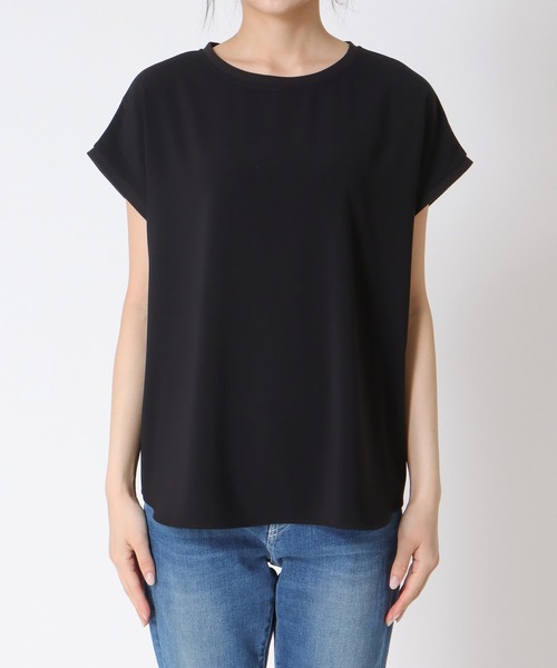 Jines（ジネス）の「アムンゼンフレンチスリーブブラウス（シャツ/ブラウス・レディース・ホワイト/ブラック・38）」の3枚目の写真