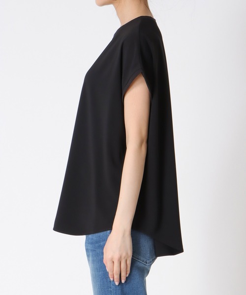 Jines（ジネス）の「アムンゼンフレンチスリーブブラウス（シャツ/ブラウス・レディース・ホワイト/ブラック・38）」の4枚目の写真