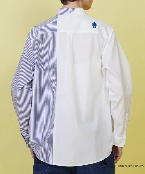 FRAPBOIS（フラボア）の「OSAMU GOODS スカラップシャツ（シャツ/ブラウス・レディース・ブラック/ホワイト・1）」の7枚目の写真