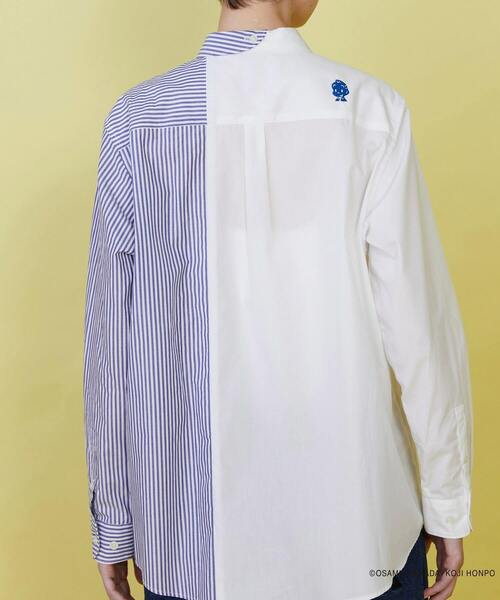 FRAPBOIS（フラボア）の「OSAMU GOODS スカラップシャツ（シャツ/ブラウス・レディース・ブラック/ホワイト・1）」の12枚目の写真