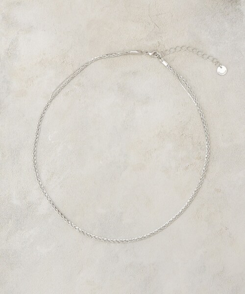 OPAQUE.CLIP(オペークドットクリップ)の「細チェーン2連ネックレス(ネックレス・レディース・シルバー/ゴールド・00)」の1枚目の写真