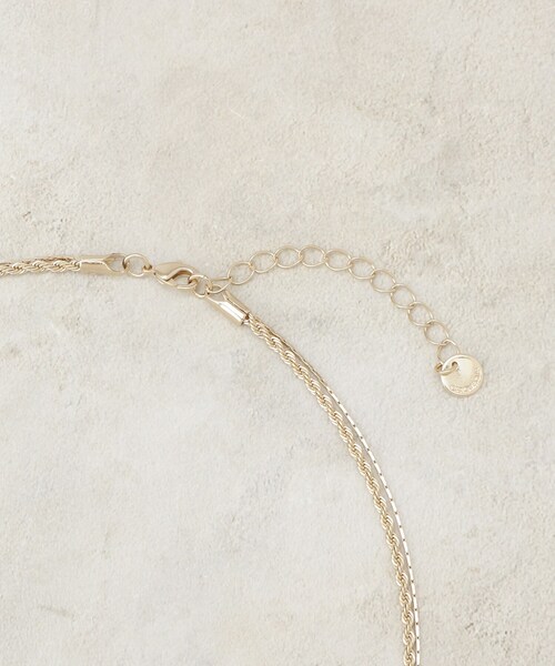 OPAQUE.CLIP(オペークドットクリップ)の「細チェーン2連ネックレス(ネックレス・レディース・シルバー/ゴールド・00)」の5枚目の写真