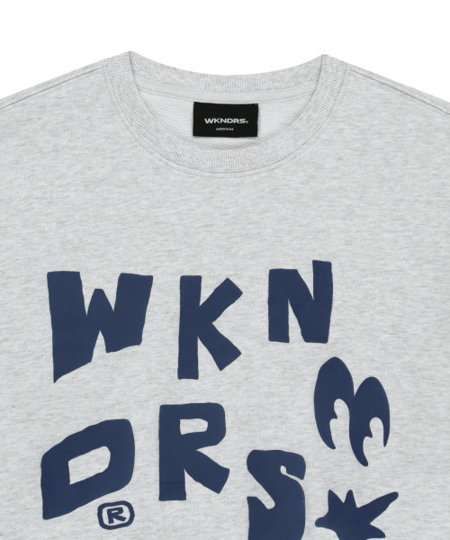 WKNDRS（ウィーキャンドース）の「EYES SWEATSHIRT (L.GREY)（スウェット・レディース・その他・MEDIUM/LARGE/X-LARGE）」の3枚目の写真