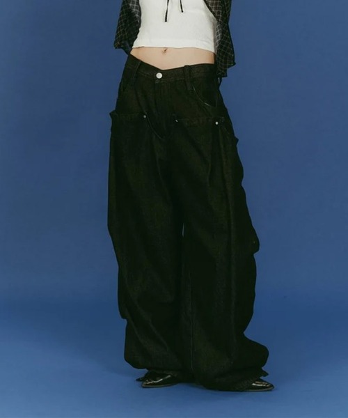 Knuth Marf（クヌースマーフ）の「cling drape denim pants(unisex