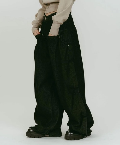 Knuth Marf（クヌースマーフ）の「cling drape denim pants(unisex