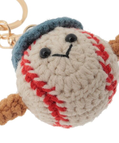 AMERICAN HOLIC（アメリカンホリック）の「ポーチin野球くんチャーム（ネックレス・レディース・アイボリー・FREE）」の6枚目の写真