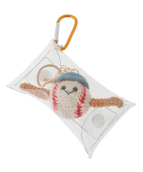 AMERICAN HOLIC（アメリカンホリック）の「ポーチin野球くんチャーム（ネックレス・レディース・アイボリー・FREE）」の9枚目の写真