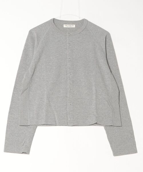 THE SHINZONE(ザ シンゾーン)の「INLAYED CARDIGAN 26SMSCU08(カーディガン/ボレロ・レディース・ネイビー/グレー・FREE)」の2枚目の写真