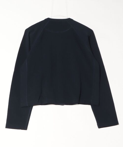THE SHINZONE(ザ シンゾーン)の「INLAYED CARDIGAN 26SMSCU08(カーディガン/ボレロ・レディース・ネイビー/グレー・FREE)」の3枚目の写真