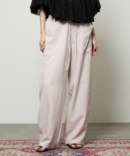 Lee(リー)の「Lee/リー【涼】リラックスワイドペインターパンツ(その他パンツ・レディース・ブラック/ピンク・SMALL/MEDIUM)」の4枚目の写真