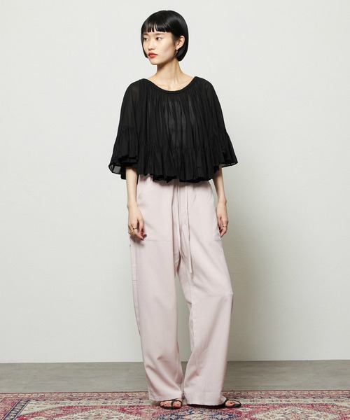 Lee(リー)の「Lee/リー【涼】リラックスワイドペインターパンツ(その他パンツ・レディース・ブラック/ピンク・SMALL/MEDIUM)」の14枚目の写真